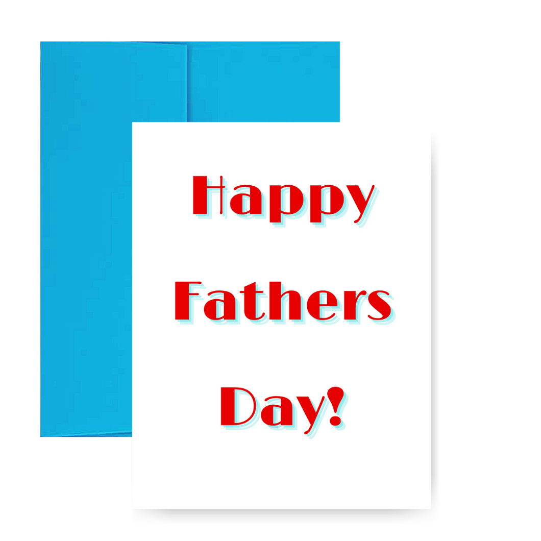 HAPPY FATHERS DAY Greeting Card