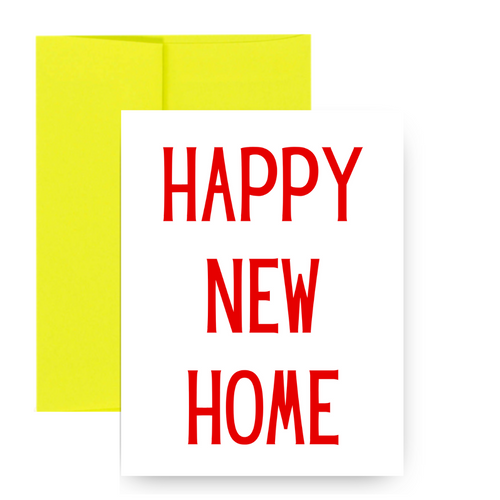 HAPPY NEW HOME Greeting Card