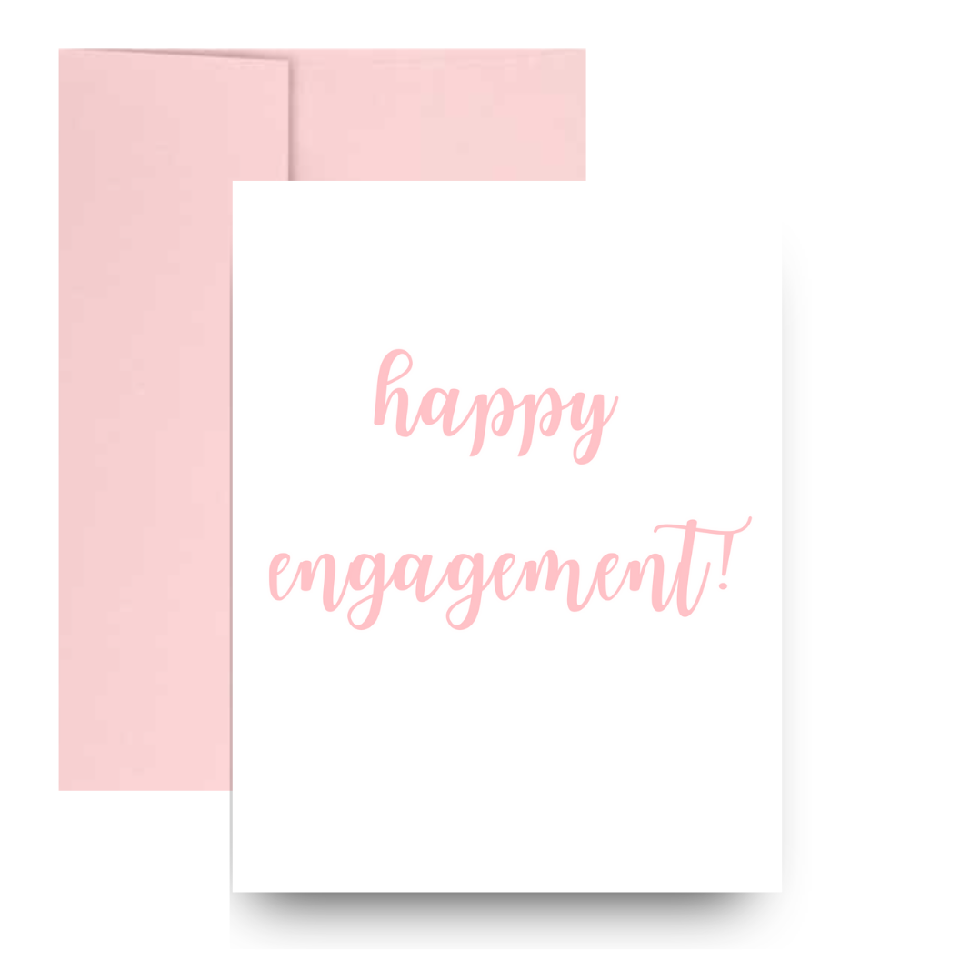 Happy Engagement Greeting Card