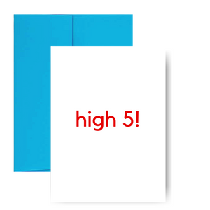 High 5! Greeting Card