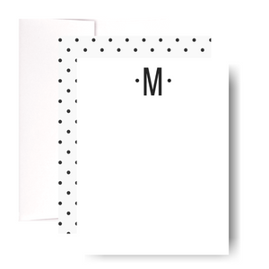 Studio Lemonade Monogram M Notecards G