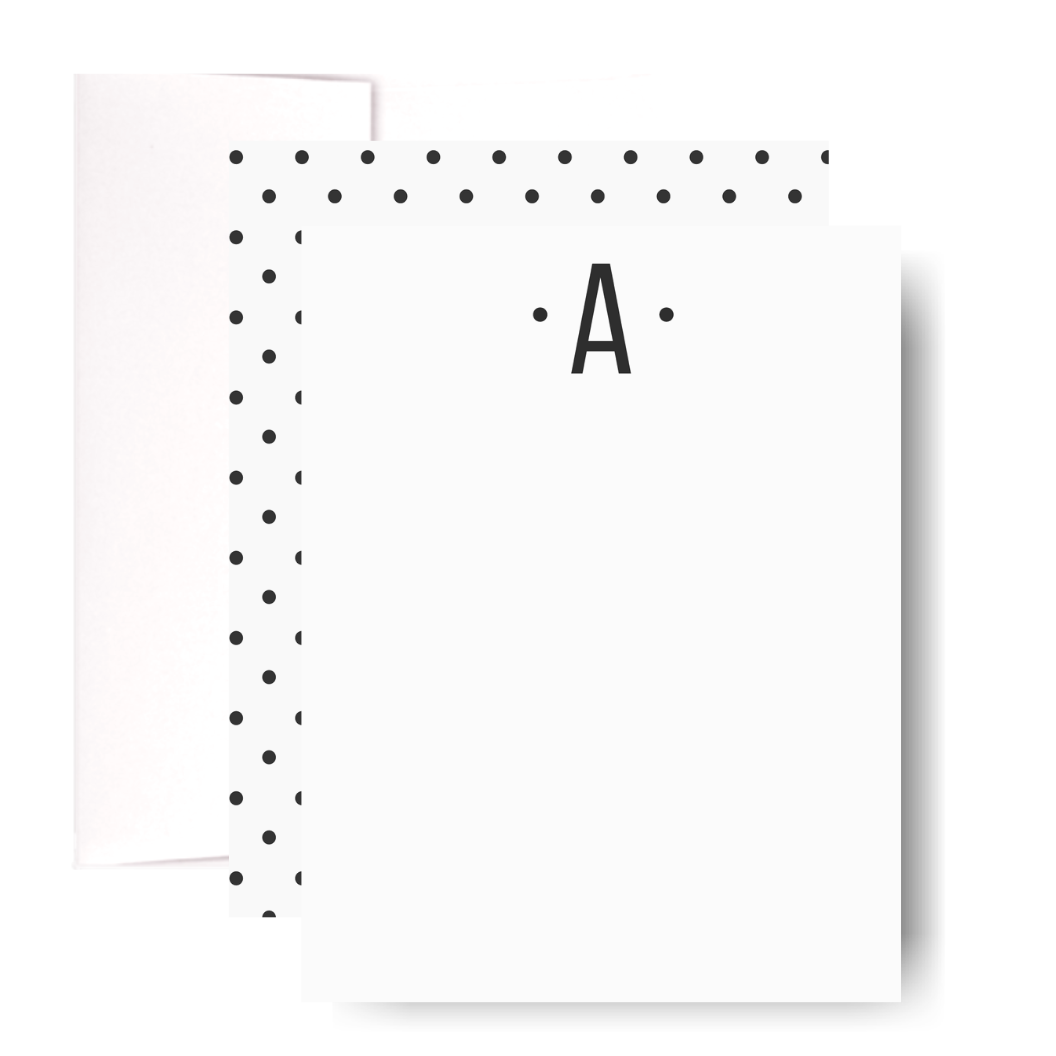 Monogram Notecard Set