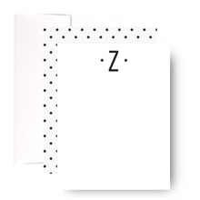 Load image into Gallery viewer, Monogram Notecard Set Z
