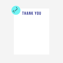 Load image into Gallery viewer, Thank you notecard Set
