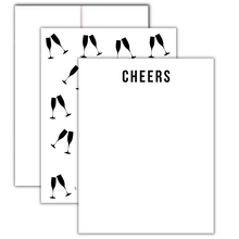 Load image into Gallery viewer, CHEERS - Set of 20 Notecards + 20 Envelopes
