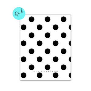 LET'S PARTY - Set of 20 Notecards + 20 Envelopes
